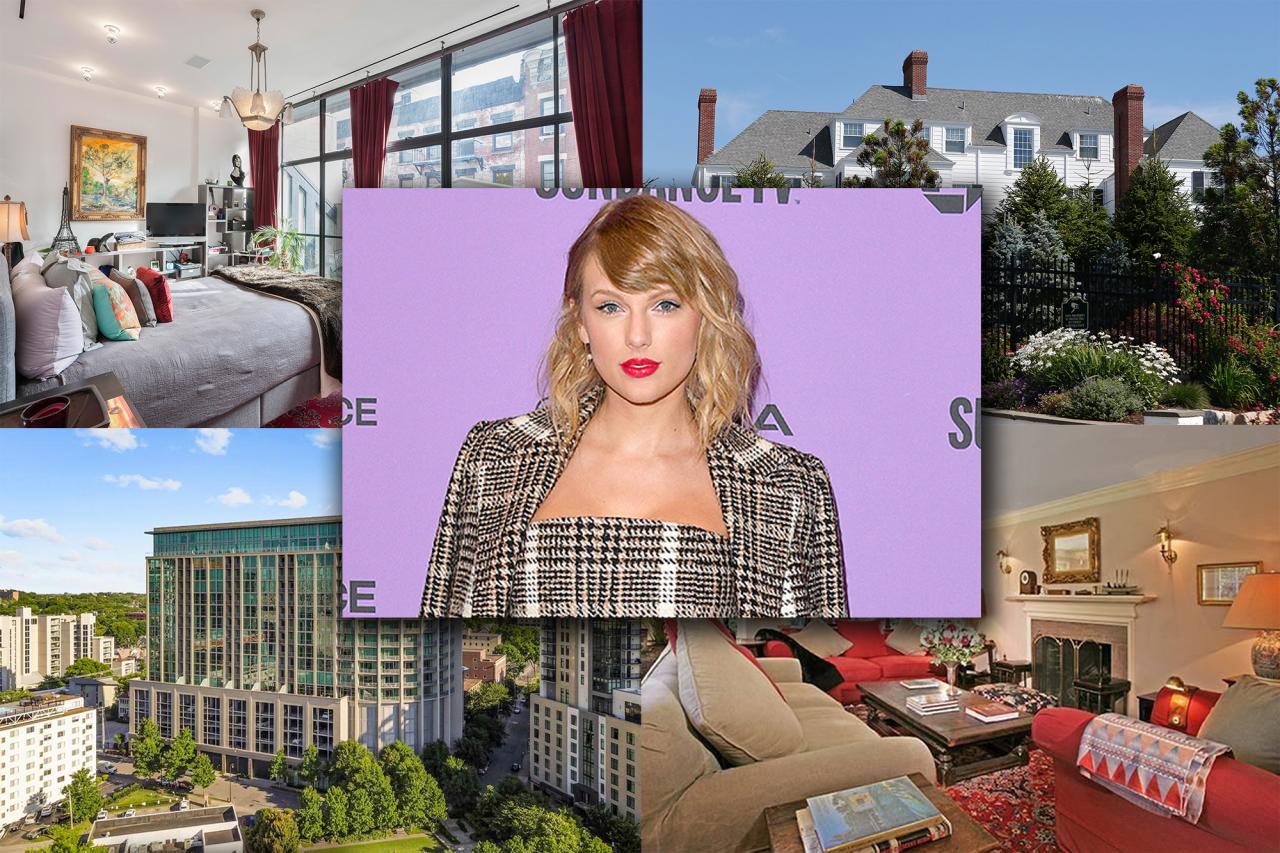 See inside Taylor Swift's M houses, mansions and lofts
